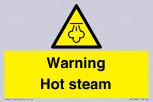 Warning Hot steam